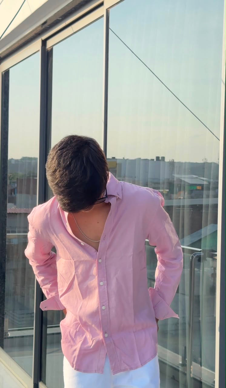 PINK LINEN