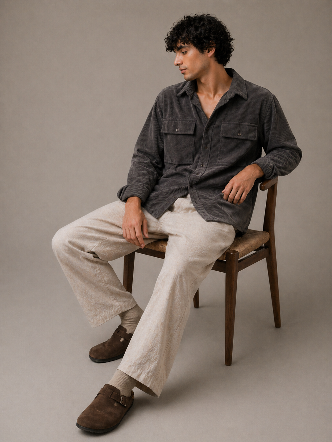Graphite Cord Shirt