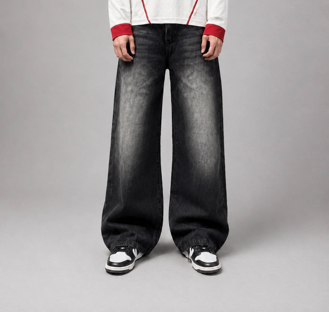 Shadow Wash Baggy Fit jeans