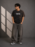 Together Graphic Acid Wash T-Shirt – Premium Streetwear | Valrow