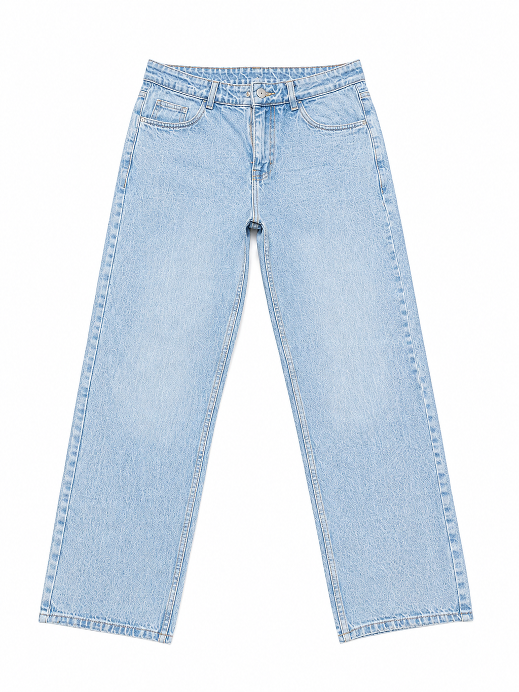 Valrow Light Blue Straight Fit Jeans for Men | Premium Denim Bottoms