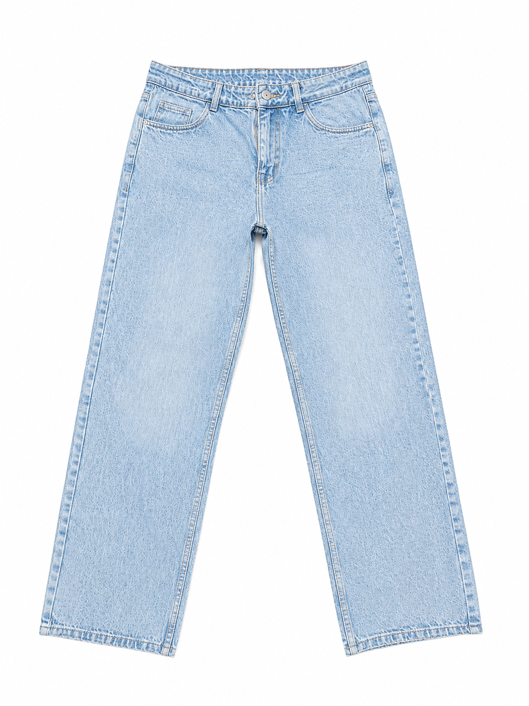 Valrow Light Blue Straight Fit Jeans for Men | Premium Denim Bottoms