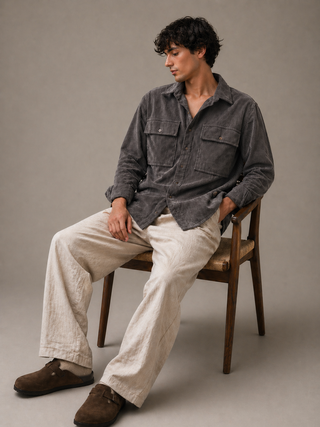 Graphite Cord Shirt