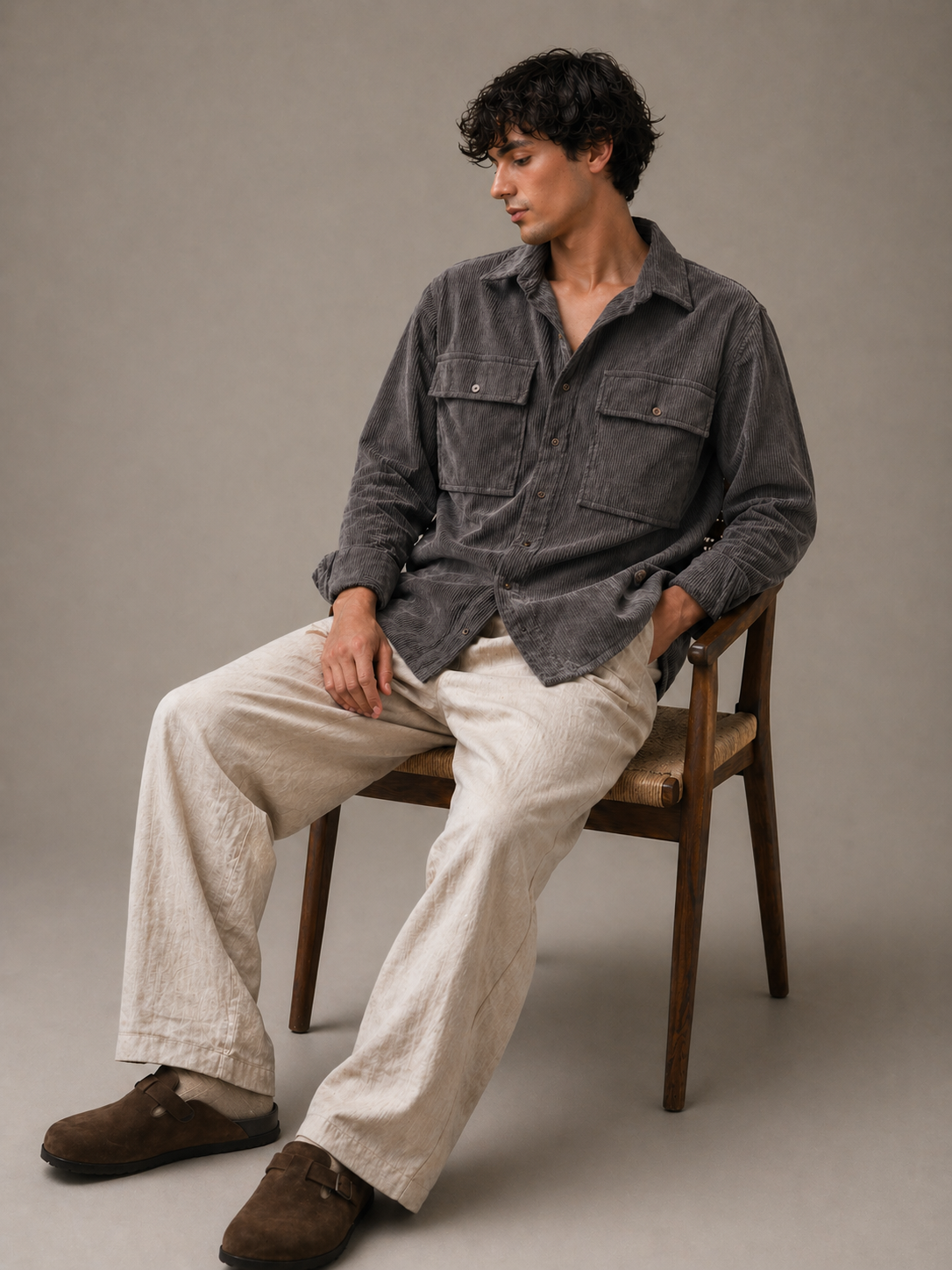 Graphite Cord Shirt