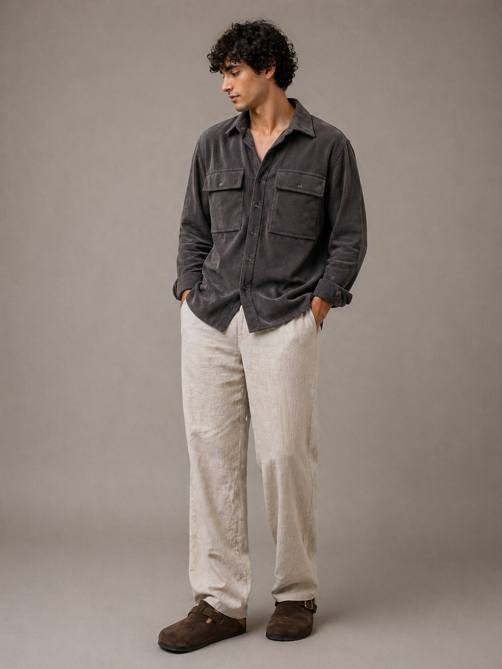 Graphite Cord Shirt