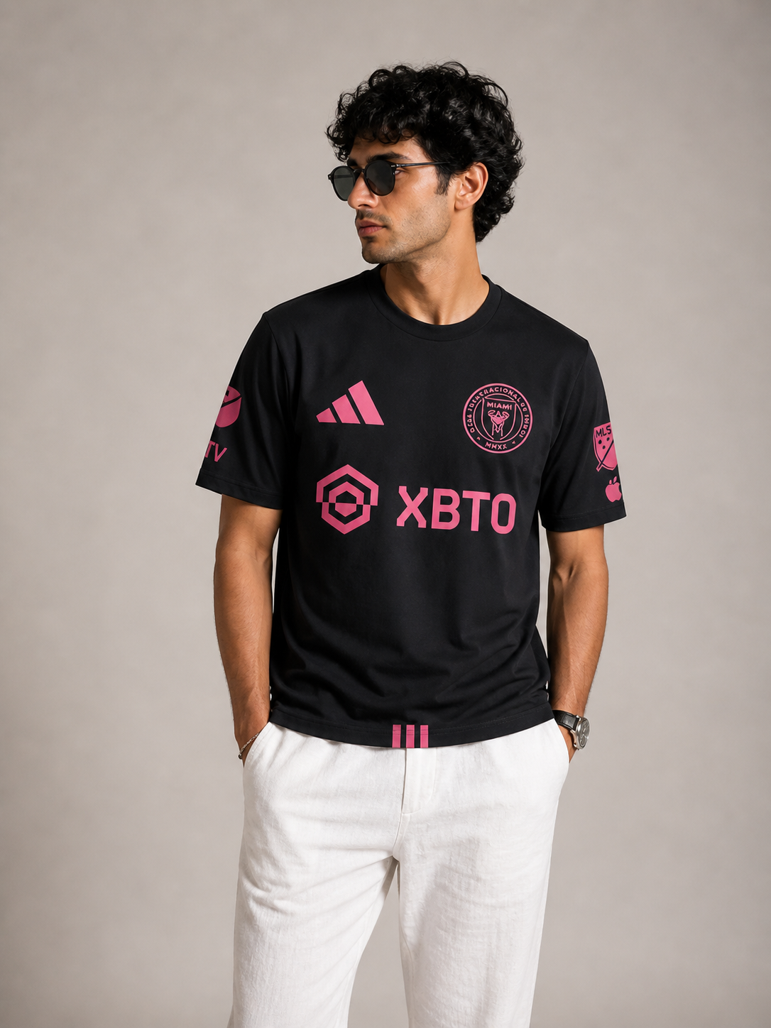 Black Messi 10 Jersey T-Shirt – Pink Print Oversized Fit | Valrow