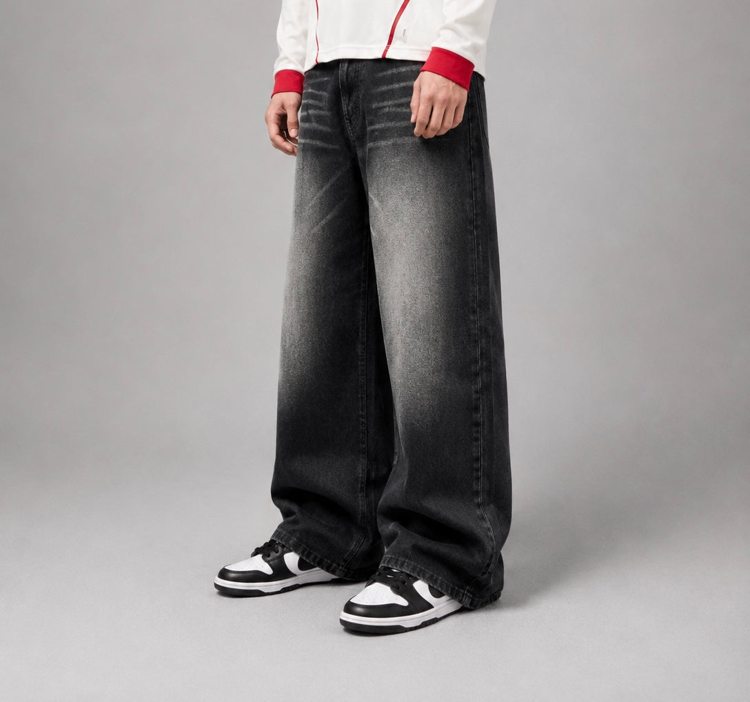 Shadow Wash Baggy Fit jeans