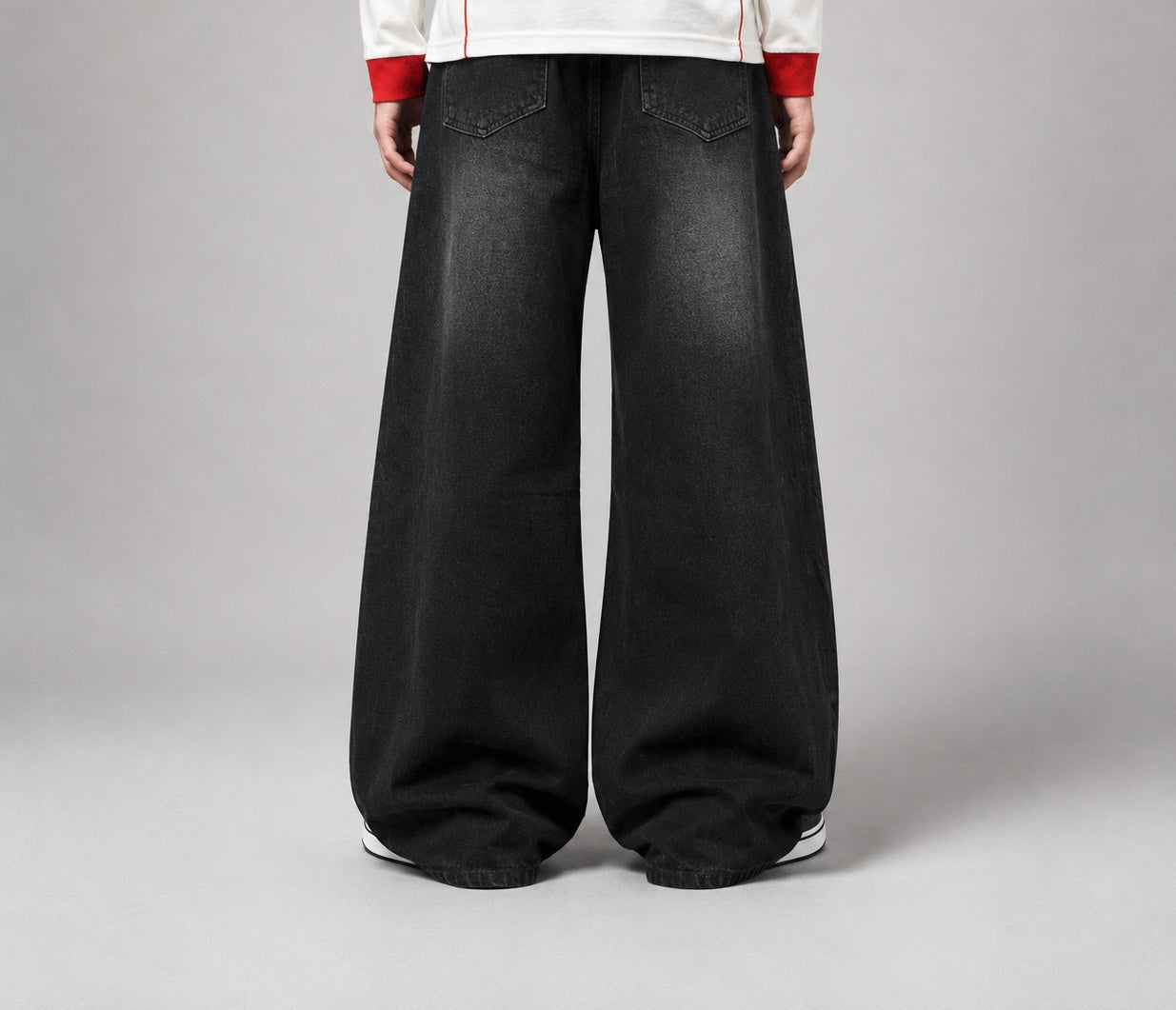 Midnight black Baggy Jeans