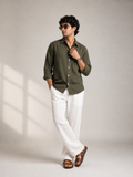 Olive Green Shirt for Men – Premium Casual Fit | Valrow