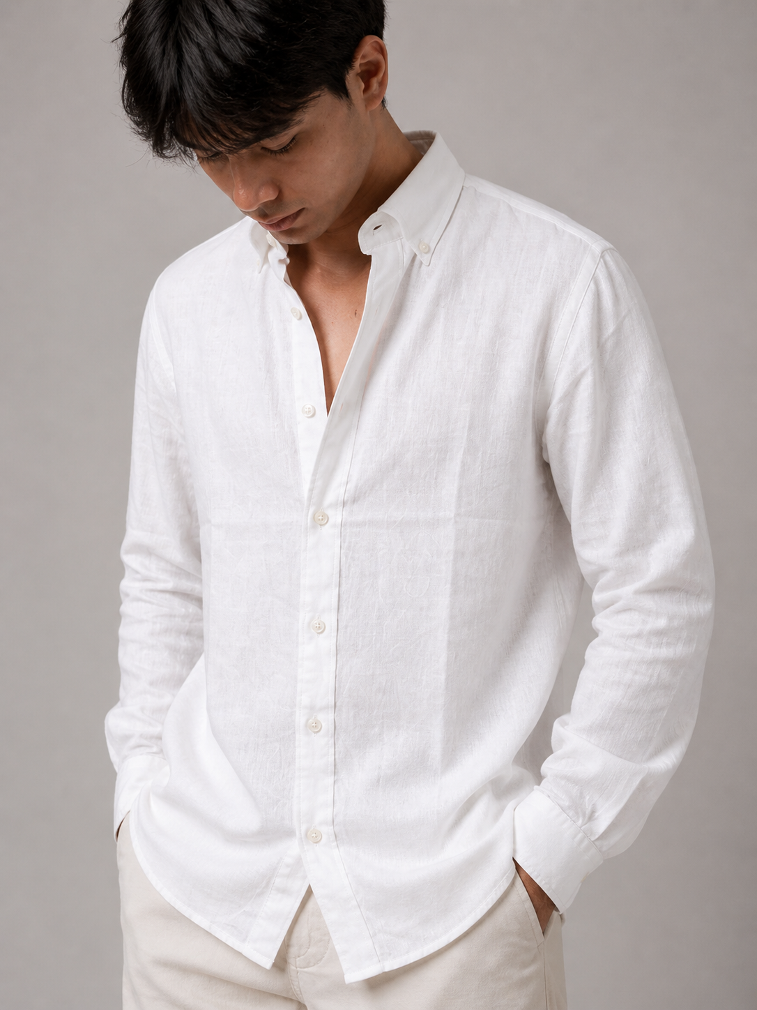 Premium White Linen Shirt | Breathable Linen | Valrow
