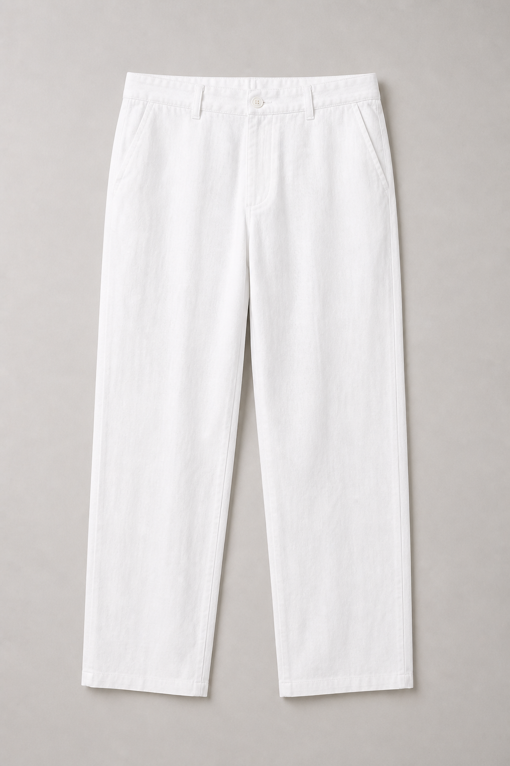 Classic White Linen Pants for Men | Lightweight Breathable Straight Fit | Valrow