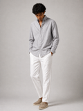 Light Grey Linen Shirt | Breathable Lightweight Linen | Valrow