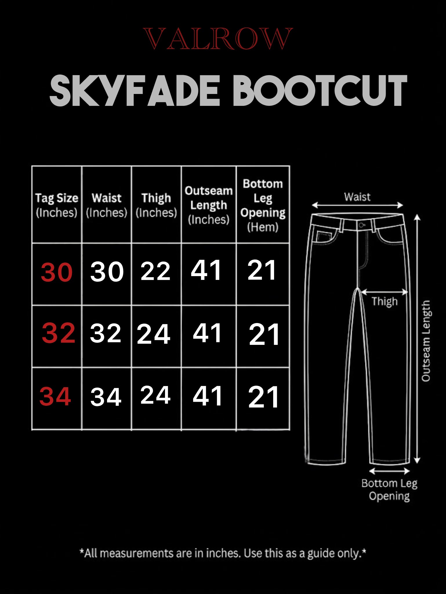 SKY FADE BOOTCUT