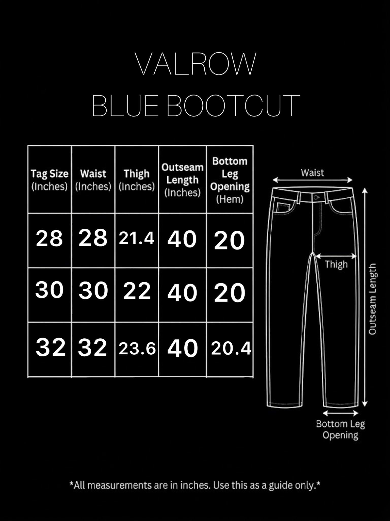 Blue Bootcut