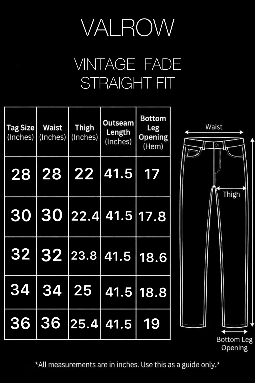 Vintage Shade Straight Fit