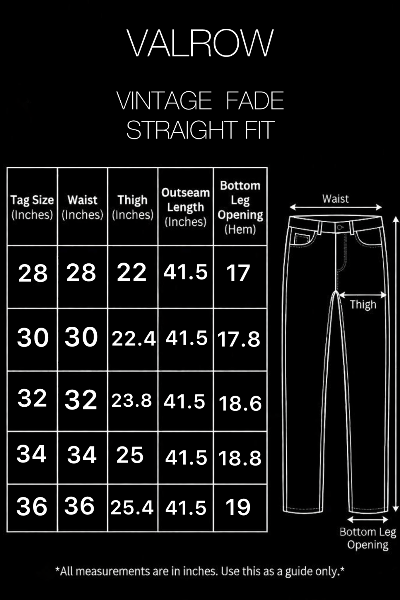 Vintage Shade Straight Fit