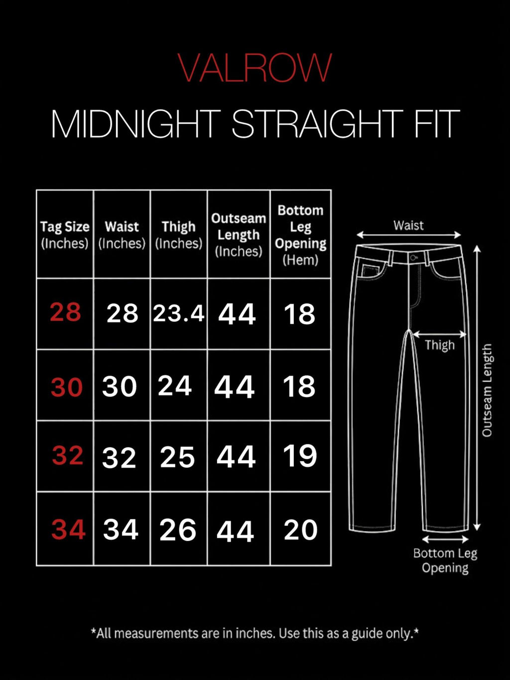 Midnight Straight Fit