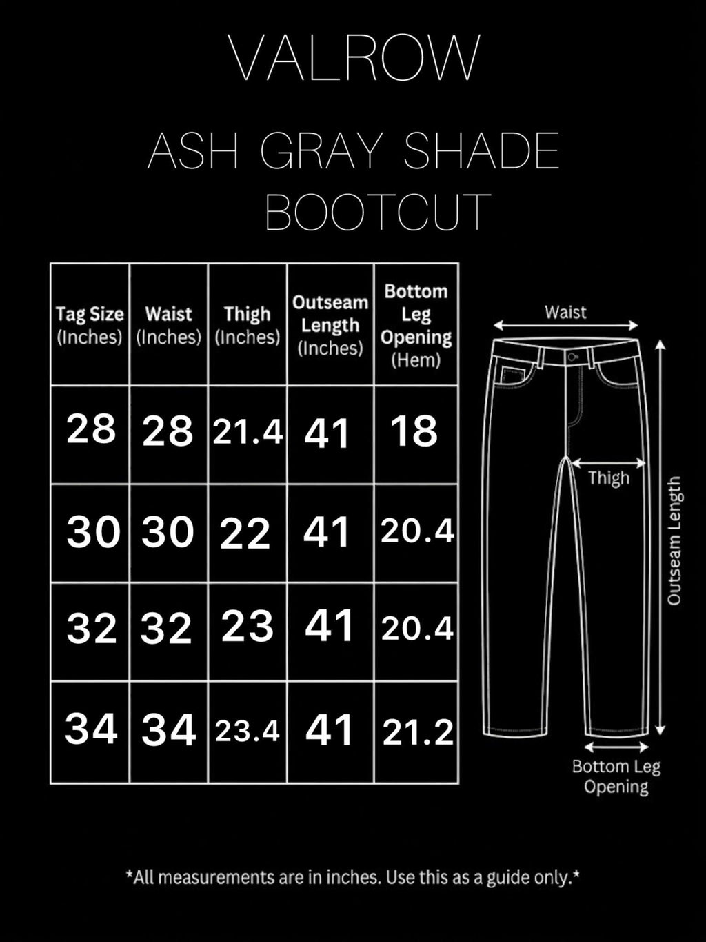 Ash Gray Bootcut